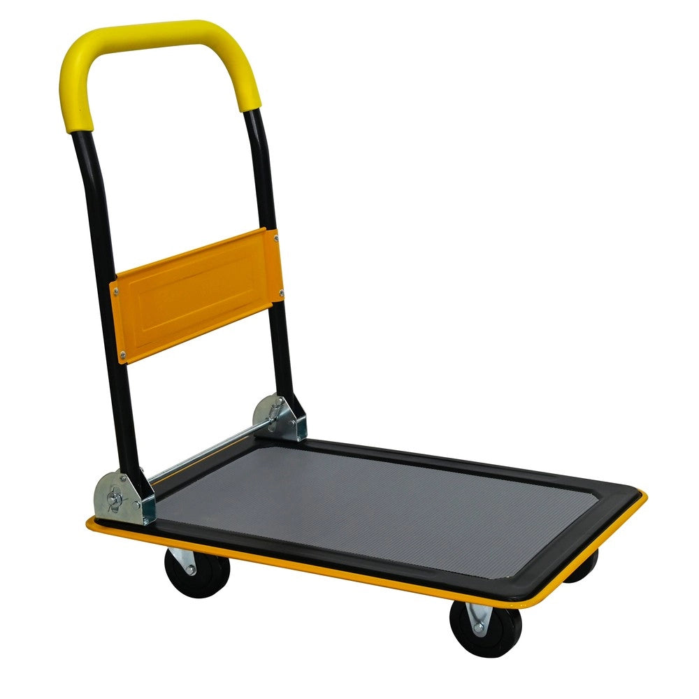 Carrello Piattaforma Pieghevole ¨C MINIMAL ¨C 150 kg, Ruote 360¡ã, Giallo