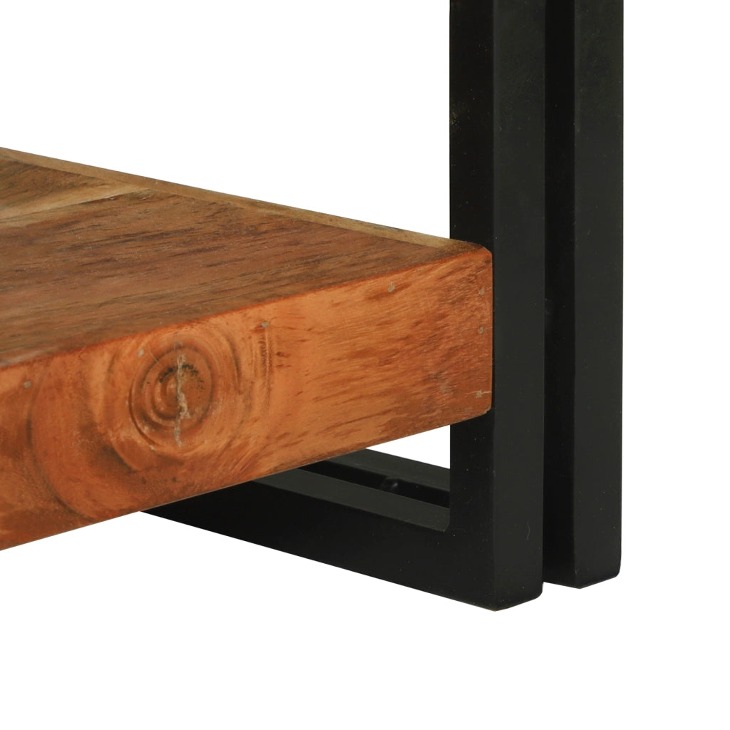 Tavolino da caffÃ¨ 120x50x38 cm in legno massello di acacia