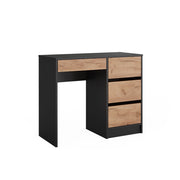 Vicco Tavolo da toilette Antracite/quercia dorata 90 x 75 cm Senza specchio