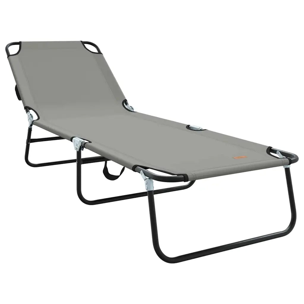 Lettino prendisole pieghevole Grigio 188 x 57 x 86,5 cm 42003143