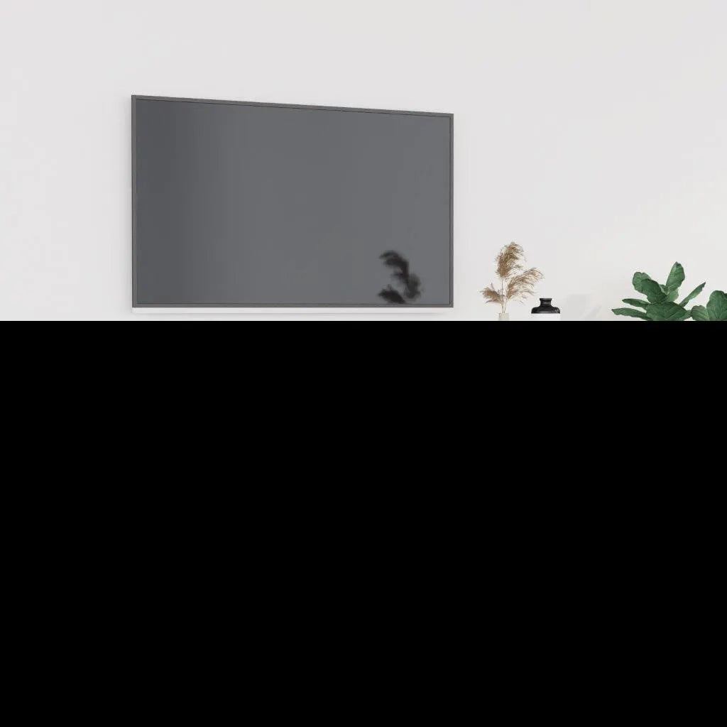 Mobile Porta TV Grigio Cemento 102x35x45cm in Legno Multistrato 819864