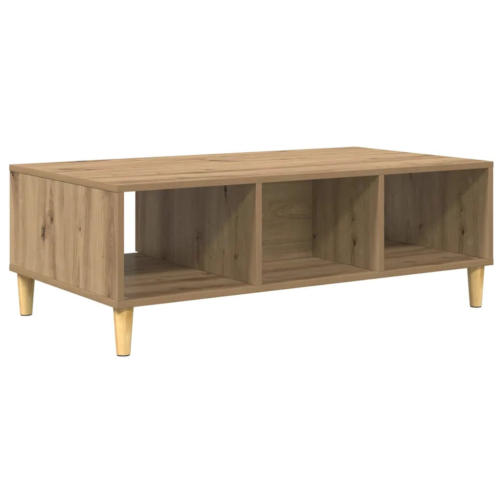 vidaXL Tavolino da salotto rovere artigianale 103.5 x 60 x 35 cm