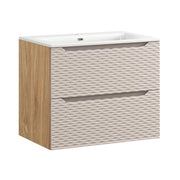 Set mobili bagno 70 cm con lavabo per mobile SKY Ocean Beige 70 x 1401 x 46 cm