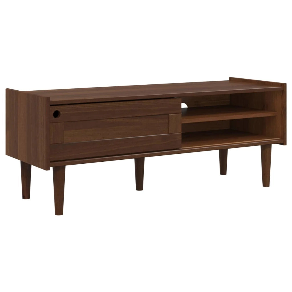 Mobile TV BILBAO 114 x 40 x 45 cm Caramello scuro 42041334