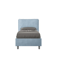 Letto Singolo 80x190 cm Senza Rete Antea Azzurro