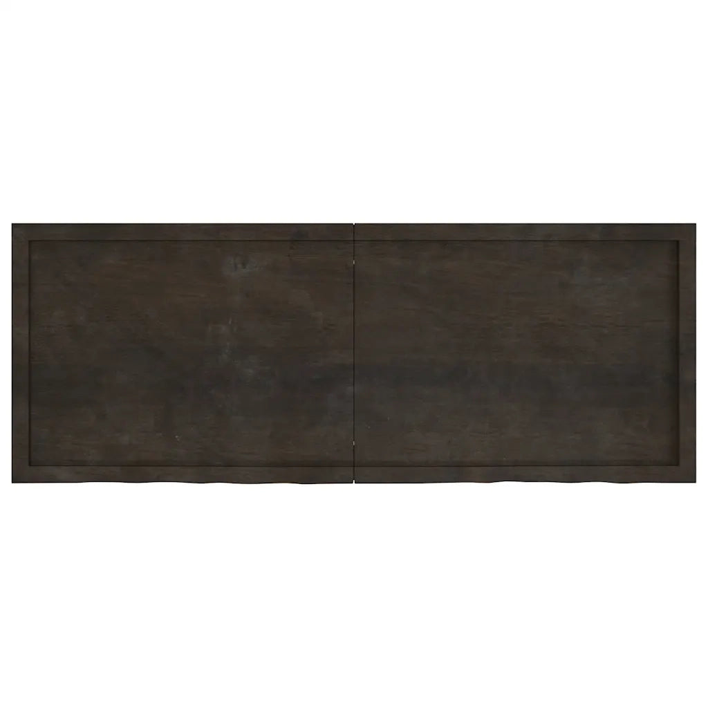 Ripiano Marrone Scuro 160x60x(2-6) cm Massello Rovere Trattatocod mxl 94412