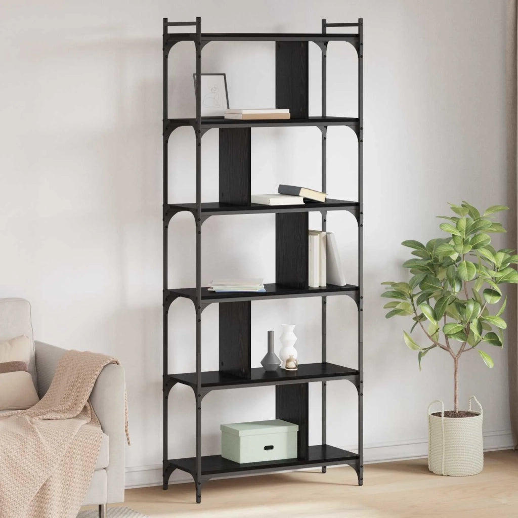 Libreria 5 livelli 76 x 32 x 192 cm Legno ingegnerizzato 882171