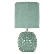 Ketchi, Lampada da Tavolo Necessaria 1 Lampadina, Azzurro Turchese