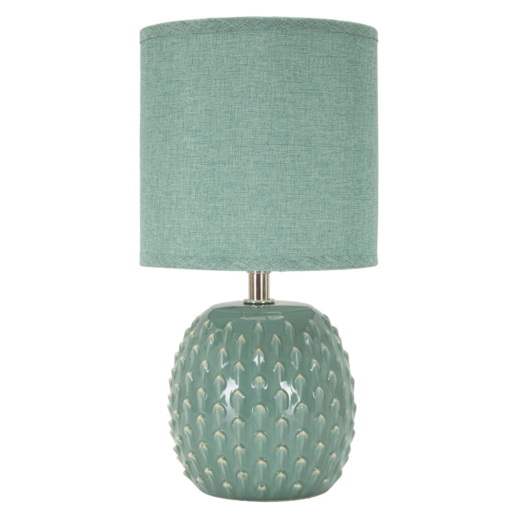 Ketchi, Lampada da Tavolo Necessaria 1 Lampadina, Azzurro Turchese