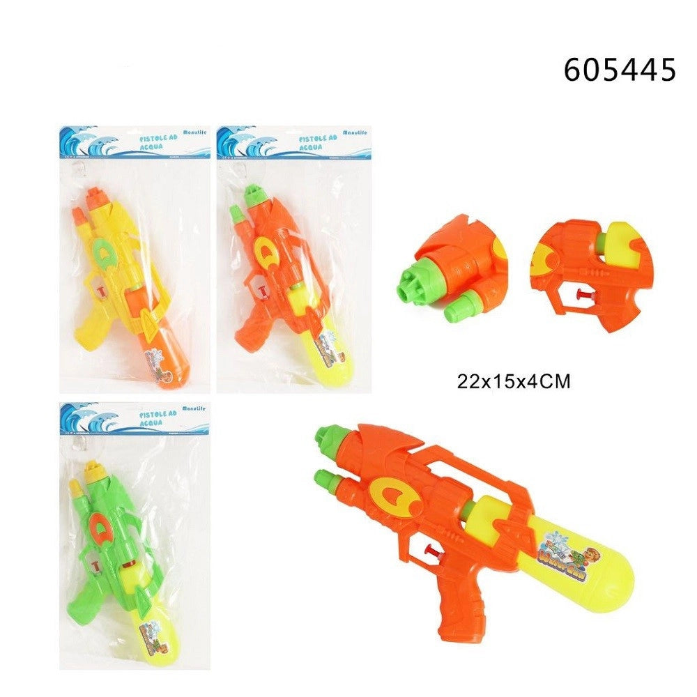 Trade Shop - Pistola Ad Acqua Con Serbatoio 22x15x4 Cm Gioco Bambini Estate Assortiti 605445 -