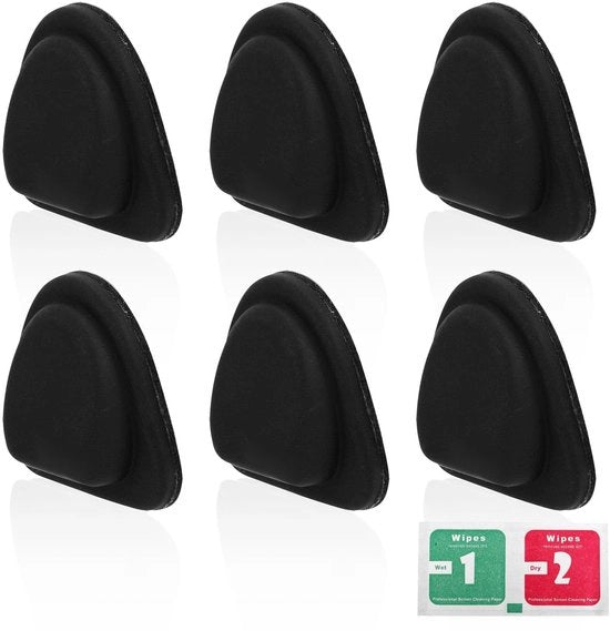 Supporto per bicchieri auto con funzione antiscivolo - 6 pezzi stabilizzatori in silicone - autoadesivi - limitatore di utilizzo - compatibile con la maggior parte delle auto - 30x30x11mm - supporto per bicchieri auto