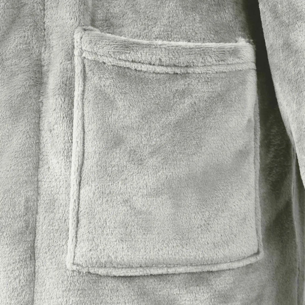 Accappatoio senza Cappuccio Grigio l Flanella CFW9423854