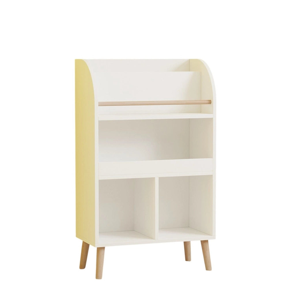 Libreria in legno "Minola" - 60 x 30 x 102 cm - Bianco