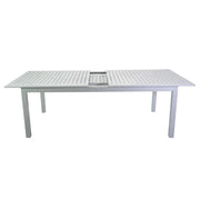 Tavolo alluminio Monterey allungabile bianco cm 150/210x89h75