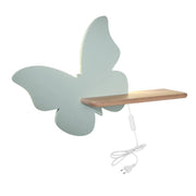 Applique Candellux Butterfly verde legno LED 4W 4000K