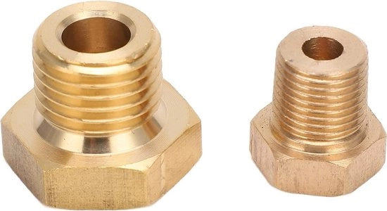 Strumento di fissaggio a vite universale per auto, adattatore da M14 x 15 a 1/8 pollici NPT.