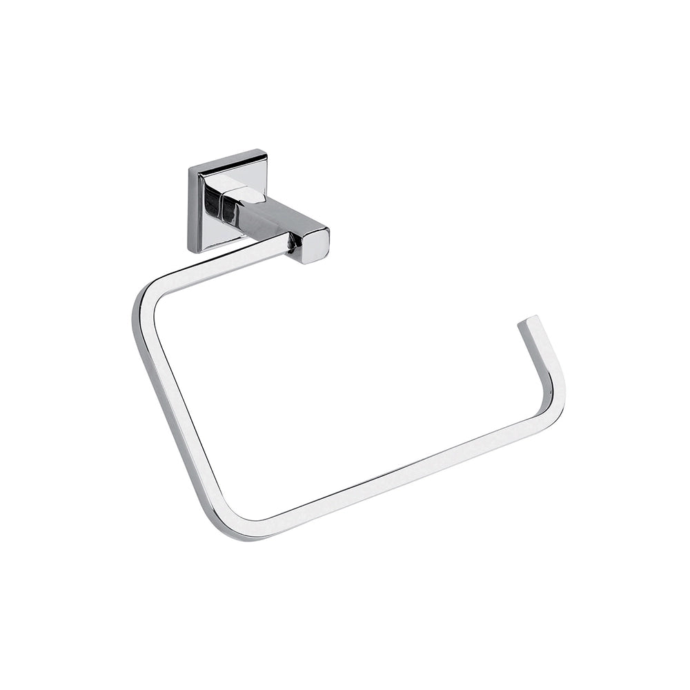Portasalviette ad anello a muro Gedy in acciaio inox cromato | Colorado