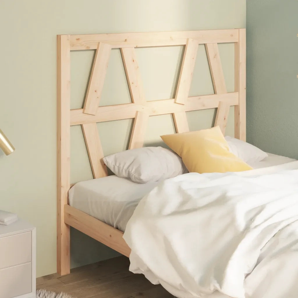 Testiera per Letto-Testata-Testiera Decorativa 96x4x100 cm in Legno Massello di Pino 557243