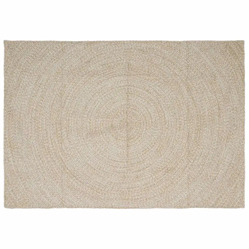 Tappeti per area Naturale e Bianco 240 x 340 cm Juta