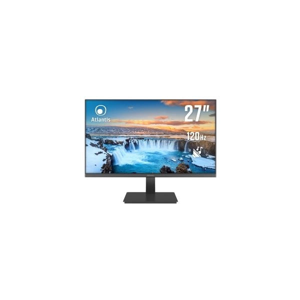 Monitor atlantis led 27 wide a05-he27vf-vhm va 1920x1080 120hz 5ms 263±10cd/m² 4.000:1 vesa mm vga hdmi black