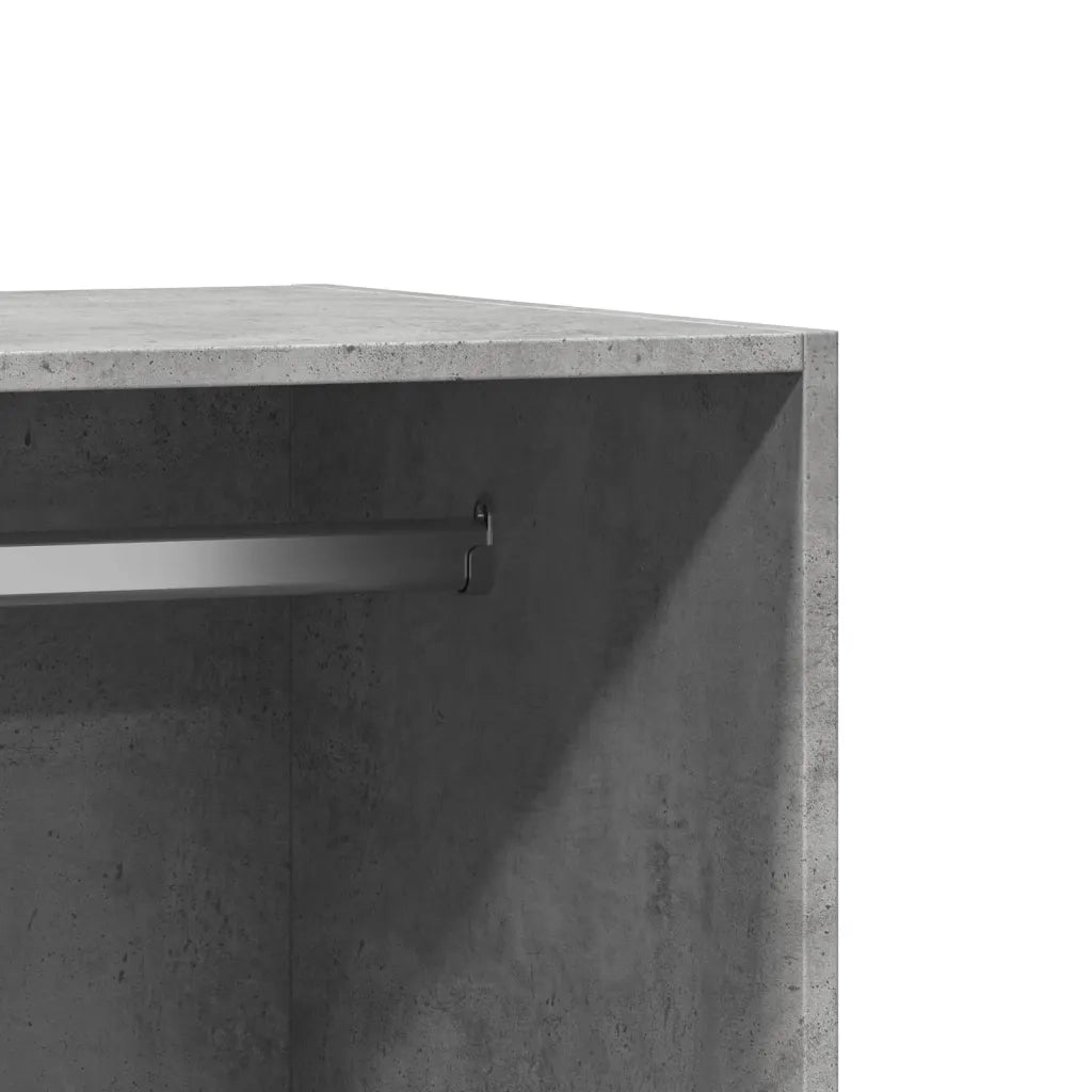 Armadio Grigio Cemento 48x41x102 cm in Legno Multistrato CFW5519391
