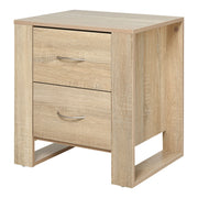 Comodino ¨C zephmum ¨C Legno Naturale 48x39x54 cm