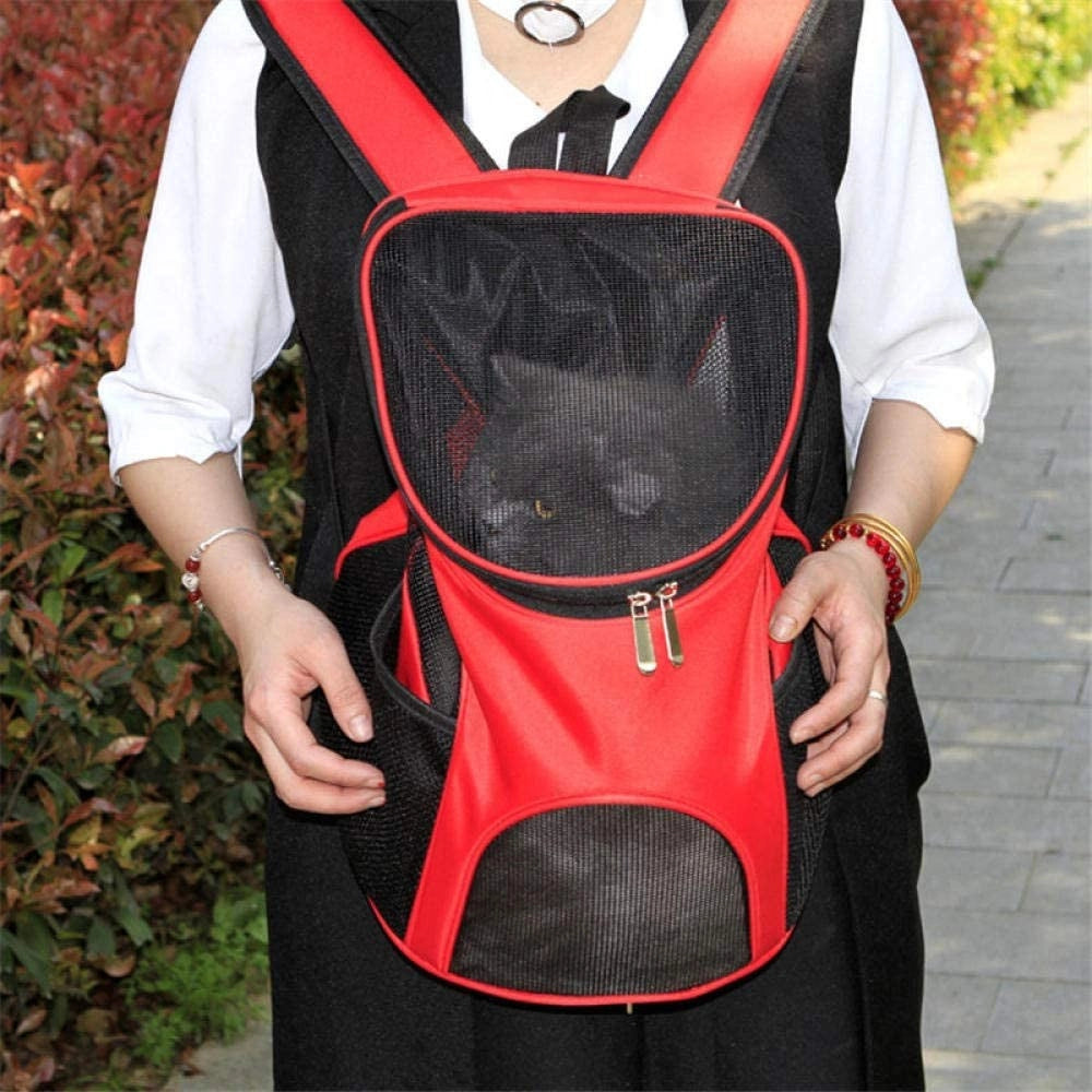 Trade Shop - Borsa Da Trasporto Portatile Per Cani Gatti Da Viaggio Animali Domestici Zaino -