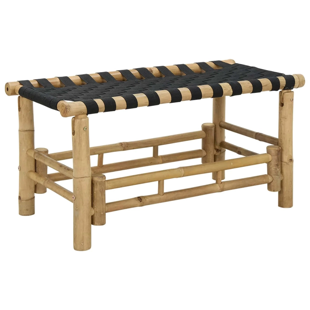 Panchina da giardino Naturale 80 x 38 x 40 cm Bambù 42028073