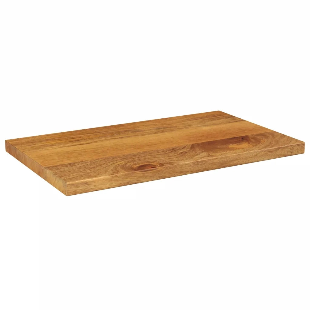 Piano per Tavolo 40x30x3,8 cm Rettangolare Legno Massello Mango 371627