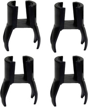 Raccoglitore di palline da golf 4 pezzi - Raccoglitore di palline da golf - Articolo da appendere al grip del putter - Accessori da golf - Materiale sintetico - Nero - Raccoglitore di palline da golf