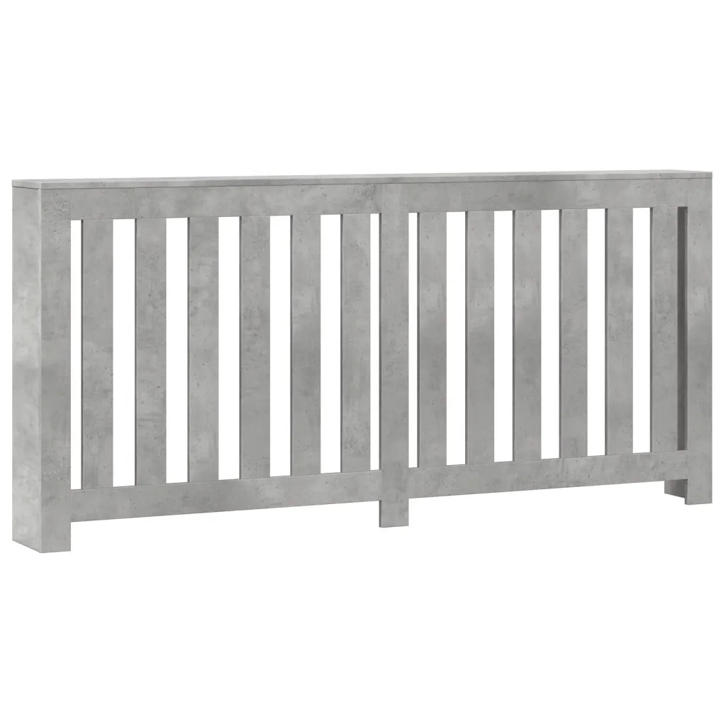 vidaXL Copertura Termosifone Grigio Cemento 175x20x82cm in Multistrato