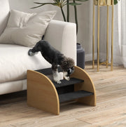 Scala per cani a 3 gradini in rovere