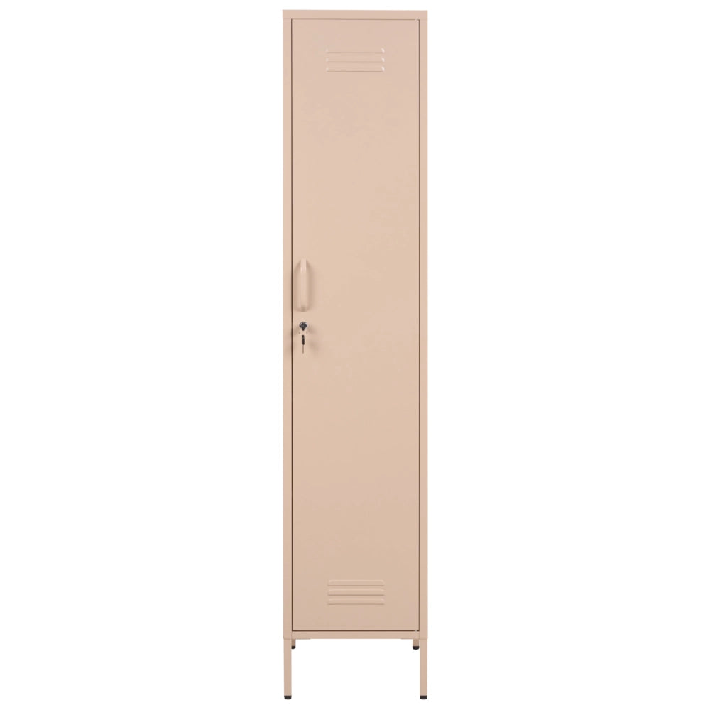 Armadietto metallico per ufficio con 5 ripiani beige moderna per ufficio domestico
