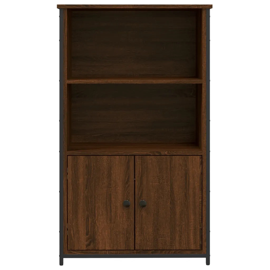Credenza Rovere Marrone 62x32x103,5 cm in Legno Multistrato 834219