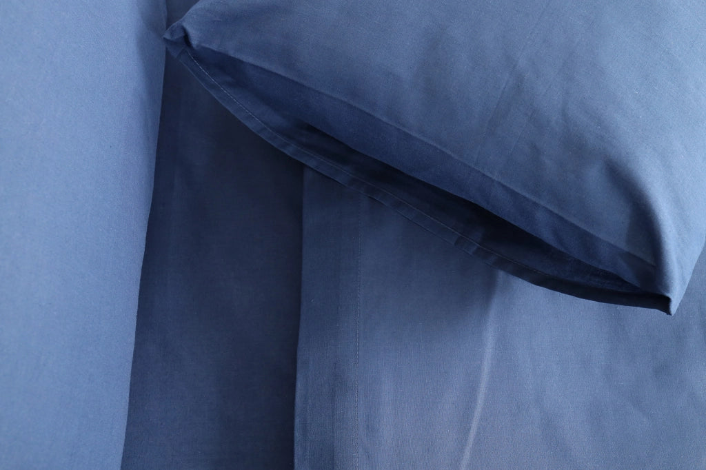 Sapatalo, set Completo Letto Singolo in Policotone, blu Mare
