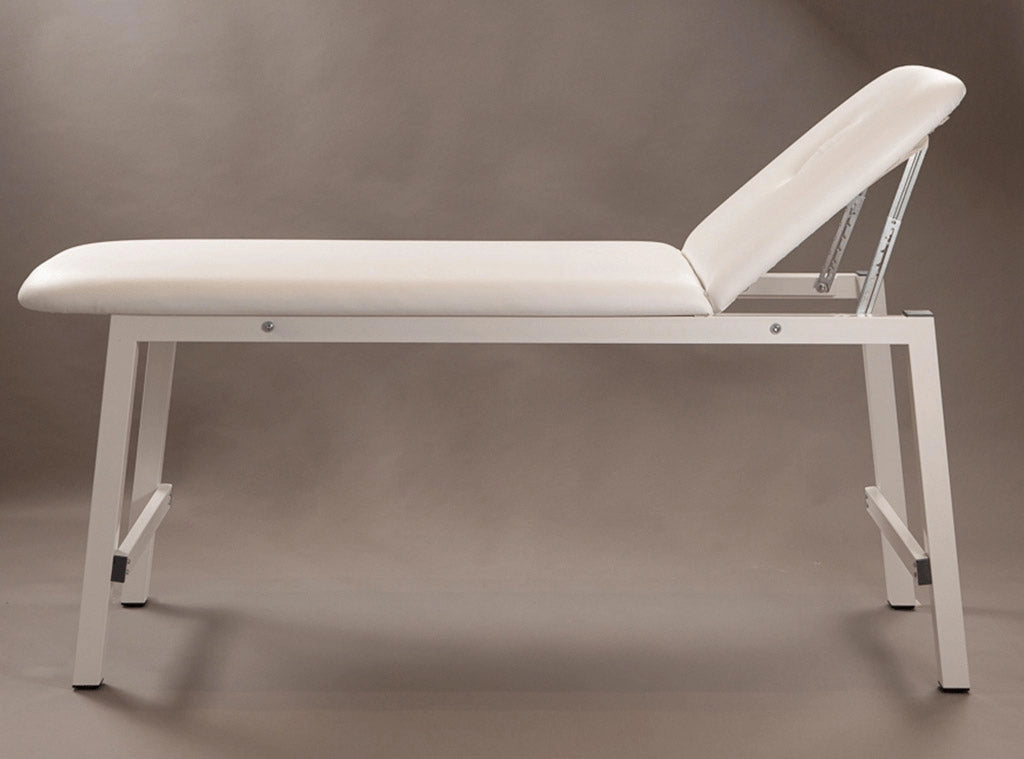 Lettino da Massaggio Fisioterapia Fisso 2 Sezioni 190x65x78cm Benotti Innaloo Bianco