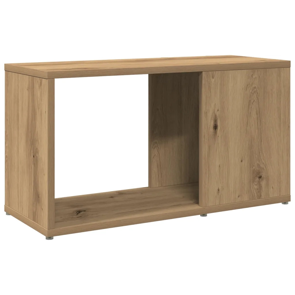 Mobile Porta TV Rovere Artigianale 60x24x32 cm in Truciolato 856727