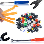 Set di Clip e Strumenti per Auto – 200 Clip Multicolore + 6 Strumenti di Rimozione | Materiale Plastico