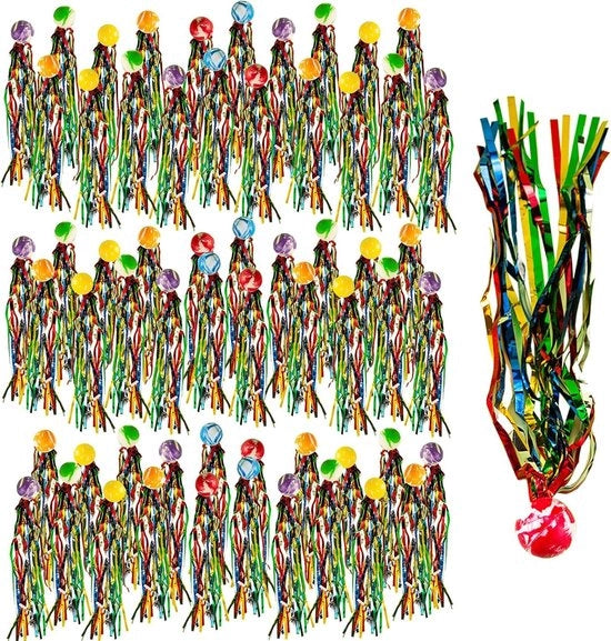 Set di 60 pezzi di palline da lancio colorate per bambini - Feste e premi - 25 mm Colori casuali