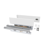 Emuca Cassetto esterno Vertex 40 kg altezza 93 mm, ProfonditÃ :450, Verniciato bianco, Acciaio, 1 u.