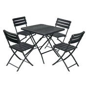 SET GIARDINO IN POLIETILENE ALTA DENSITA 'GAVOI' colore nero  - LIF