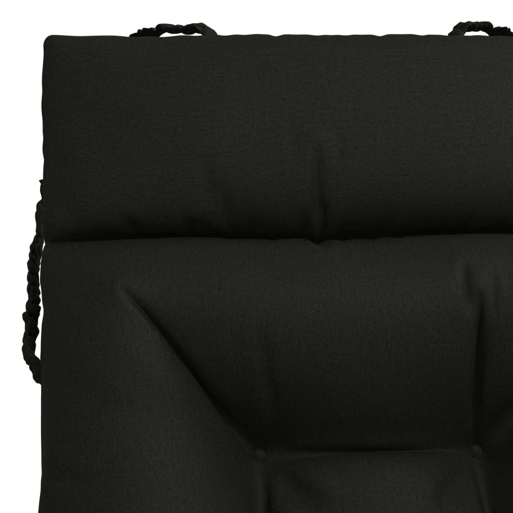 Cuscino per Lettino VIANEN 100% Poliestere Nero 200 x 70 x 8 cm 953921