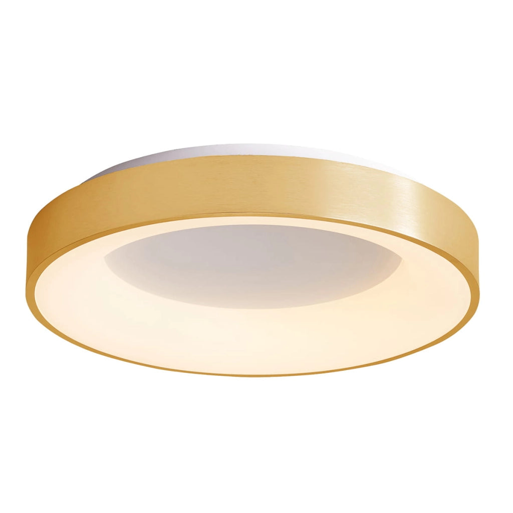 Plafoniera LED Italux Giulia oro/bianco 60cm 50W 3000K