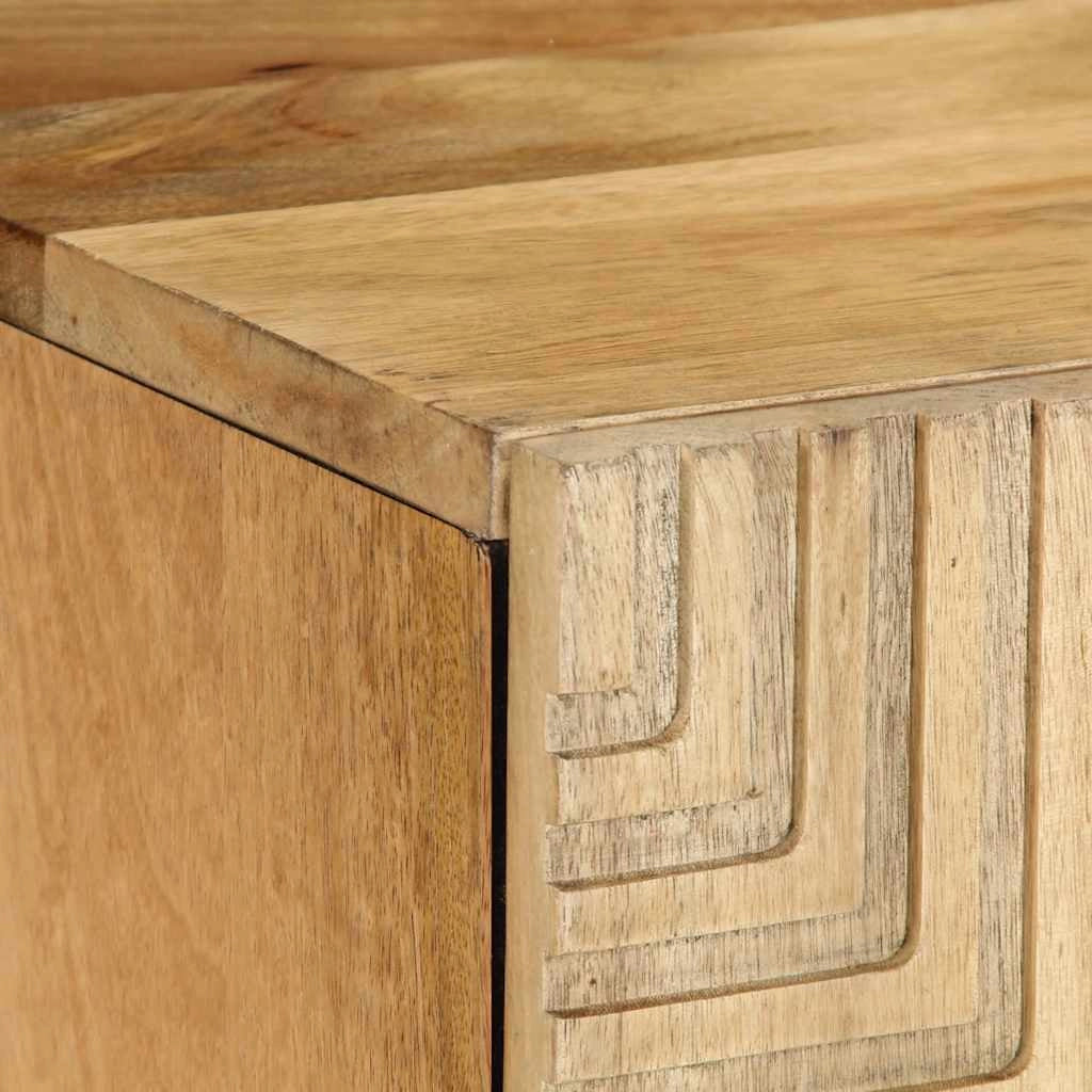 Mobile TV dal design moderno con ampio spazio di archiviazione 105 x 33 x 46 cm in legno di mango marrone 02_0057737