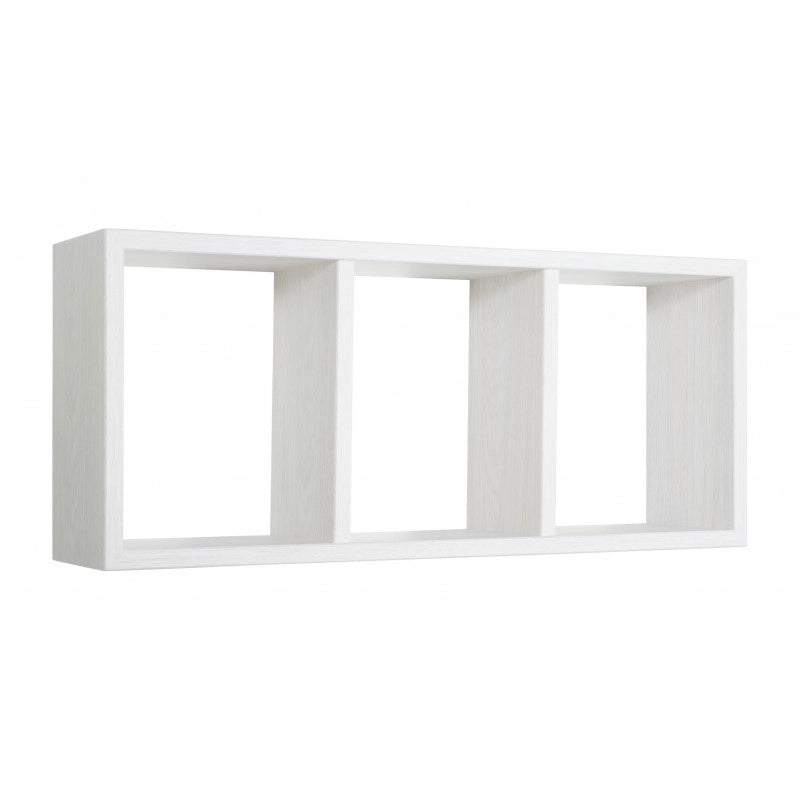 Mensola da Muro, Libreria Sospesa, Libreria da Parete, Scaffale da Parete, Rovere Sbiancato, 70x30 p15,5 cm - Tristano