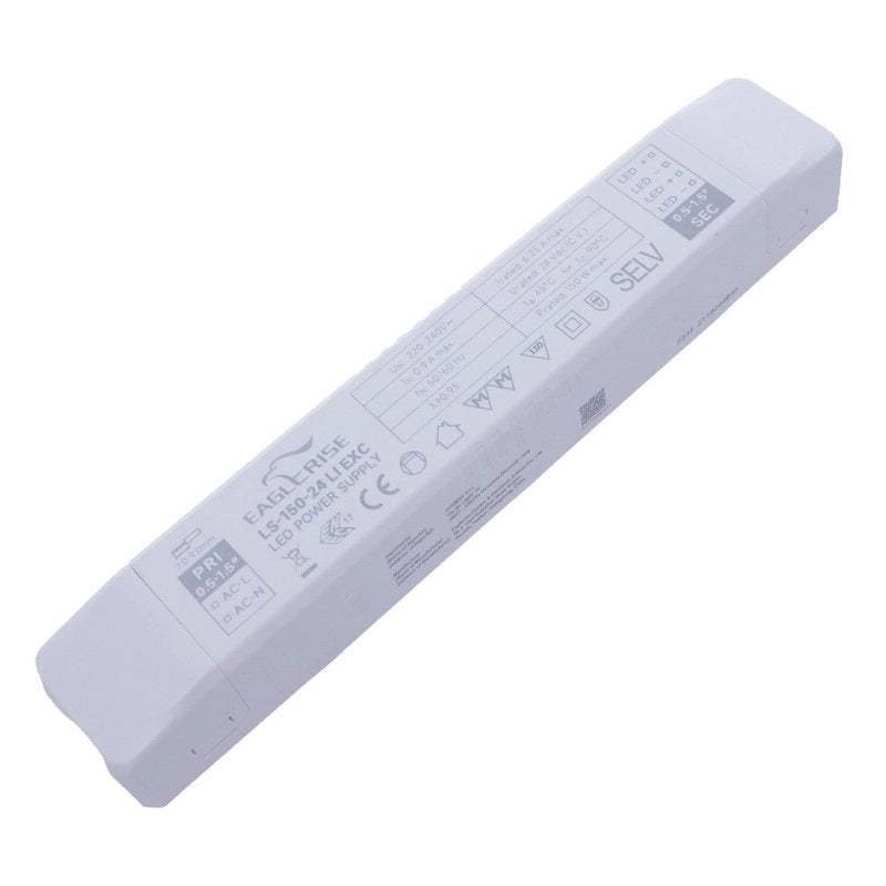 Alimentatore Trasformatore LED Cerificato ENEC Output 150W 24V 6.25A Input 220V Compatibile PLC-100-24