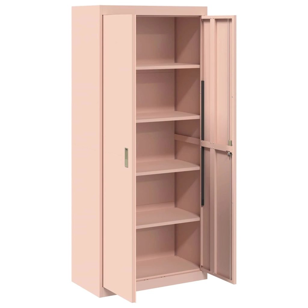 Armadio Rosa 80 x 40 x 180 cm Acciaio