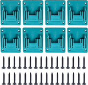 8 supporti per attrezzi per bohrappare 18 V Makita - compatibili con strumenti elettrici per forare Makita - inclusi 32 viti (blu ciano)