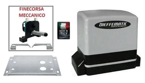 Motore Ricambio Per Cancello Scorrevole Senza Quadro Automatismo Apricancello