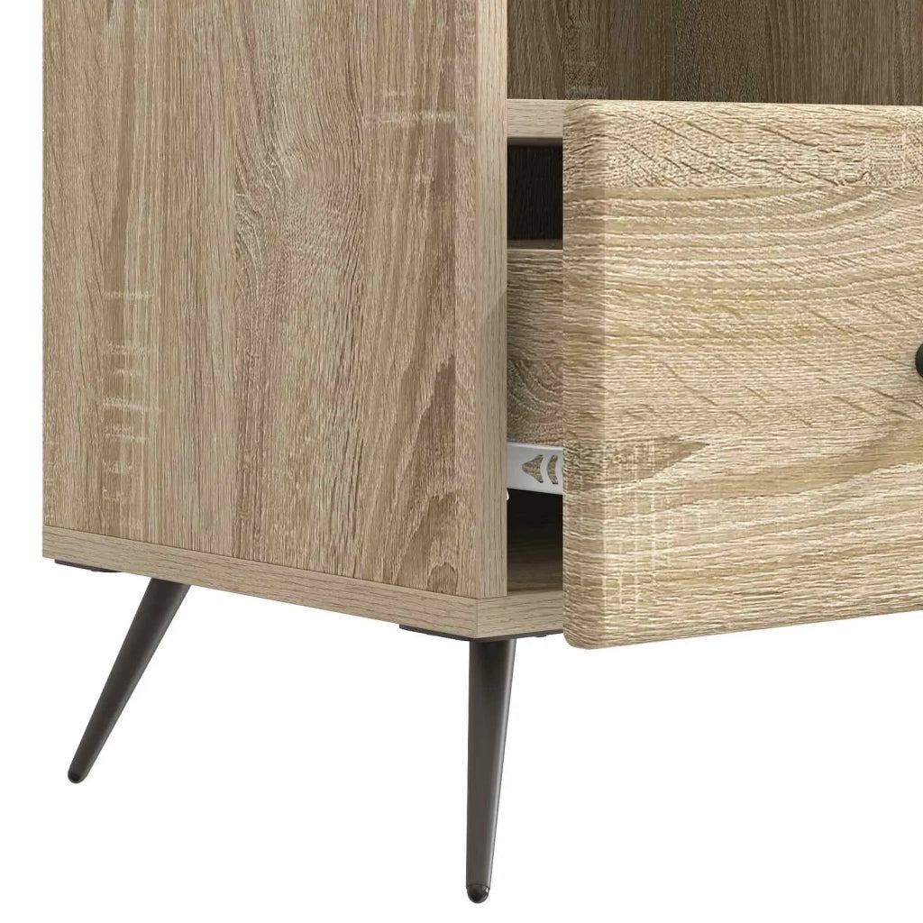 Mobile TV Rovere Sonoma 102 x 34,5 x 50 cm Legno ingegnerizzato 895597
